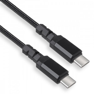 Maclean Kabel 2x USB-C 15W 1m wspierający QC 3.0 MCE493 Czarny