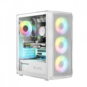 Logic Concept Obudowa Komputerowa Logic Portos ARGB Midi USB 3.0 Biała
