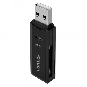 Savio Czytnik kart SD, USB 2.0, 480 Mbps, AK-63