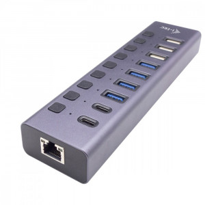 iTec Hub USB 3.0/USB-C 9 portów LAN + Power Adapter 60W