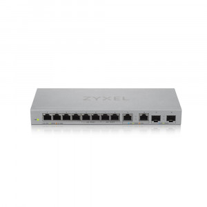 ZyXEL Przełącznik 12-Port Gigabit Unmanaged Switch with 8-Port 1G + 2-Port 2.5G + 2-Port SFP+ XGS1010-12-ZZ0102F