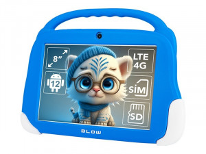 BLOW Tablet KidsTAB8 4G 4/64GB Niebieskie etui