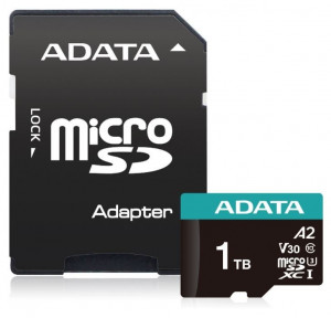 A-Data Micro SD PremierPro 1TB UHS1 U3 V30 100/85 MB/s + adapter
