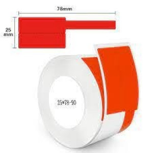 Niimbot Etykiety termiczne R25*78-90 Czerwone