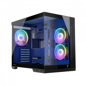 ModeCom Obudowa komputerowa Volcano Panorama APEX ARGB 3F MIDI szara
