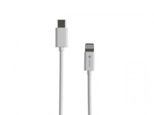NATEC Kabel Lightning (M)->USB-C(M) 2m MFI Prati Biały
