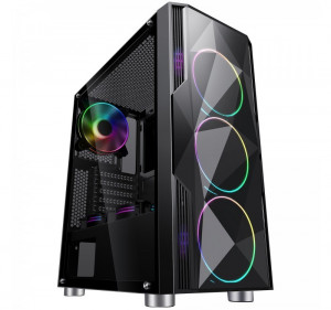 MS Obudowa gamingowa PC FIGHTER V315 Czarna