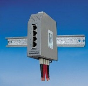 Microsens 6-Port FE Industrial Profi Line Switch 2x 100FX SC/MM, 4x 10/100TX, 2x 24VDC, DIN-Rail, managed, RC
