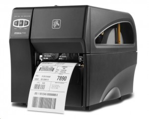 Zebra TT Printer ZT220; 203 dpi, Euro and UK cord, Serial, USB, Int 10/100