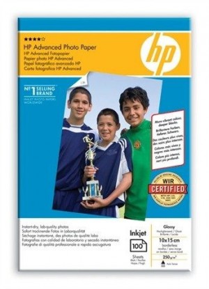 HP Q8692A Papier Advanced Glossy Photo 250g 10x15cm borderless 100ark