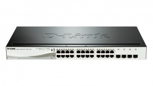 D-Link Switch zarządzalny DGS-1210-24P 24x1000 Mbps Gigabit PoE 4x SFP Combo 1G