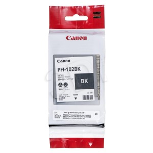 Canon Tintenbehälter PFI-102 BK - Schwarz Die professionellen LUCIA Pigmenttinten bieten eine präzise Farbwiedergabe und eine erhöhte Farbstab