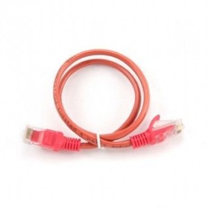 Gembird patchcord RJ45 osłonka zalewana kat 5e UTP 1.5m czerwony