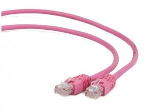 Gembird patchcord RJ45 kat 6 FTP 1m różowy