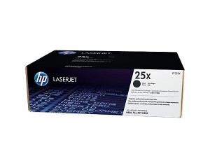 HP 25X Black LaserJet Toner Cartridge LJ Enterprise M806 & flow MFP M830 34500 / 40000 pages