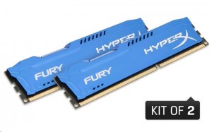 Kingston Zestaw pamięci HyperX FURY HX313C9FK2/16 (DDR3 DIMM; 2 x 8 GB; 1333 MHz; CL9)