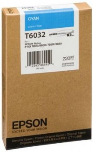 Epson Atrament Tusz/ StylusPro 7800 Cyan 220ml