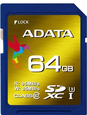 A-Data SD XC XPG 64GB UHS-1 U3/Class10 4K 3D