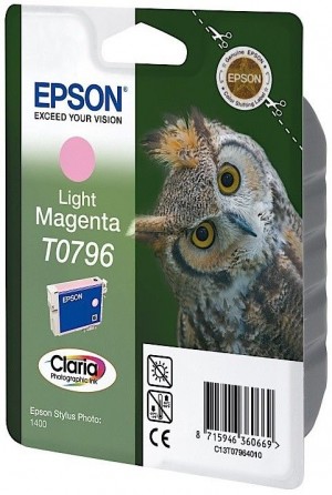 Epson T0796 - hellmagentafarben - Original - Tintenpatrone Mit Claria Photographic Ink erzielen Sie erstklassige Fotos, die länger halten als Fotos aus d