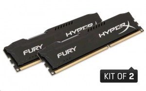 Kingston Zestaw pamięci HyperX FURY HX313C9FBK2/8 (DDR3 DIMM; 2 x 4 GB; 1333 MHz; CL9)