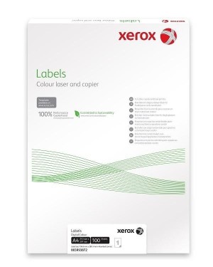 Xerox Papír štítky - barevný digitální tisk - Colotech SuperGloss (100 listů, A4)