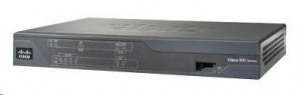 Cisco Systems C881-K9 Cisco 881 Ethernet Security Router 4xLAN (RJ45), 1xWAN (RJ45)