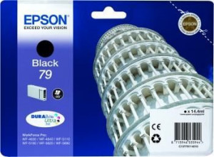 Epson C13T79114010 Tusz T7911 black 14 ml WF-5110DW/WF-5190DW/WF-5620DWF/WF-5690DWF