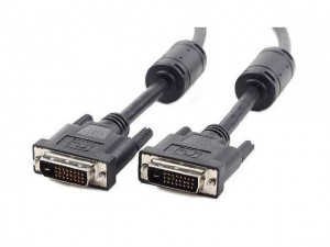 Gembird CC-DVI2-BK-15 kabel DVI monitorowy DVI-DM/DVI-DM (24+1) dual link 4.5m black