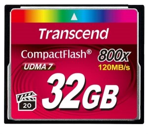 Transcend TS32GCF800 Compact Flash 32GB 800x