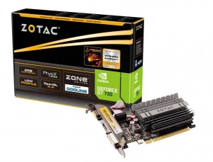 Zotac Karta graficzna GeForce GT 730 Zone Edition 2GB DDR3 L-P