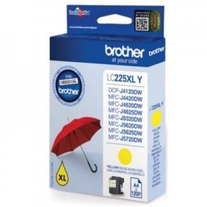 Brother LC225XLY Tusz LC225XLY yellow XL 1 200str MFC-J4620DW / MFC-J4420DW