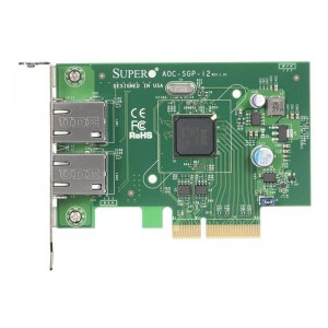 Supermicro AOC-SGP-i2 2-port GbE Card Based on Intel i350