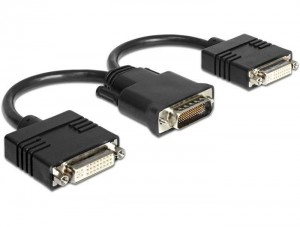 DeLOCK Kabel DMS-59M- 2X DVI(24+5 20CM )