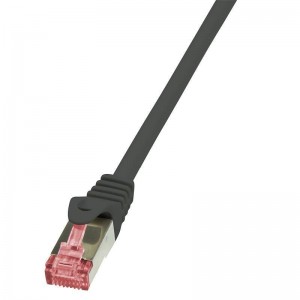 LogiLink CQ2033S Patchcord Cat.6 S/FTP PIMF PrimeLine 1m, czarny