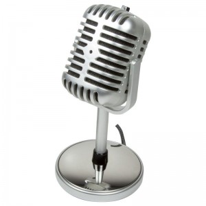 LogiLink Mikrofon Retro Style jack 3,5mm