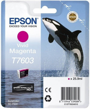 Epson T7603 Ink Cartridge Vivid Magenta UltraChrome HD