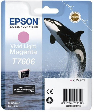 Epson T7606 Ink Cartrid Vivid Light Magenta UltraChrome HD