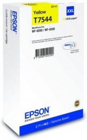 Epson Tusz C13T754440 XXL Yellow 7k WF-8xxx