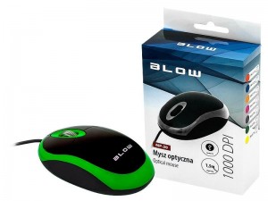 BLOW 84-016 mysz optyczna MP-20 USB zielona