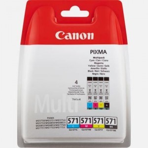 Canon 1LB CLI-571 C/M/Y/BK MULTI BL w/o SEC