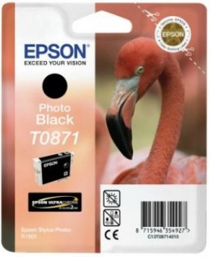 Epson C13T08714010 Tusz T0871 photo black Retail Pack BLISTER Stylus photo R1900