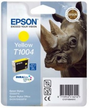 Epson Ink Yellow 11,1ml T100 | Rhino Singlepack Yellow T1004 | DURABrite Ultra Ink, Pigment-based ink, 11.1 ml, 990 pages, 1 pc(s)