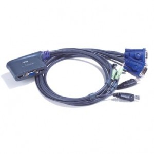 Aten Przełącznik KVM USB VGA 1.8m CS62U-A7