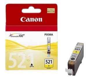 Canon 1LB CLI-521Y ink cartridge yellow standard capacity 9ml 510 pages 1-pack