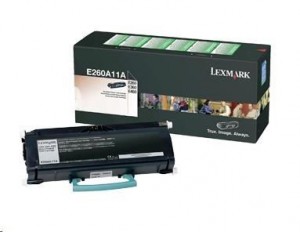 Lexmark Toner E260A11E Czarny