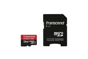 Transcend Premium 128GB microSDXC UHS-I Class10 60MB/s MLC incl. adapter
