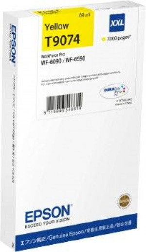 Epson Wkład atramentowy/T9074 WF-6xxx Yellow XXL