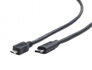 Gembird CCP-USB2-MBMCM-6 kabel USB-C >micro USB 1.8 m, czarny