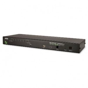 Aten | 8-Port PS/2-USB VGA KVM Switch with Daisy-Chain Port and USB Peripheral Support | CS1708A | Warranty 24 month(s)